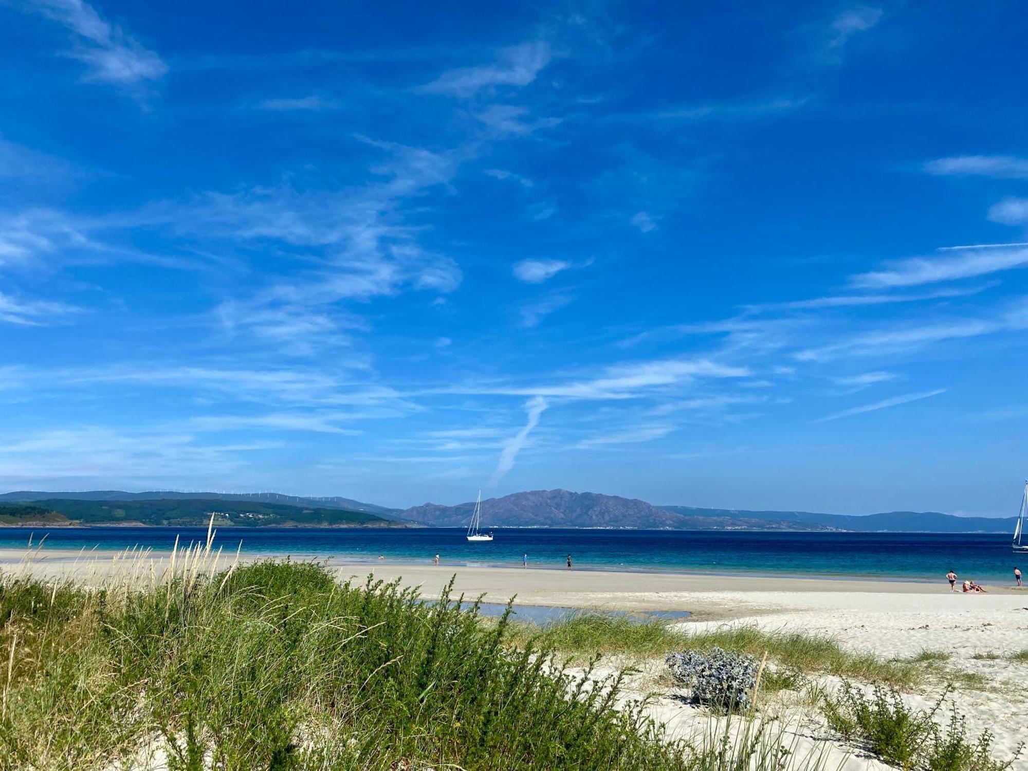 Apto Las Dunas De Langosteira En Finisterre Bagian luar foto