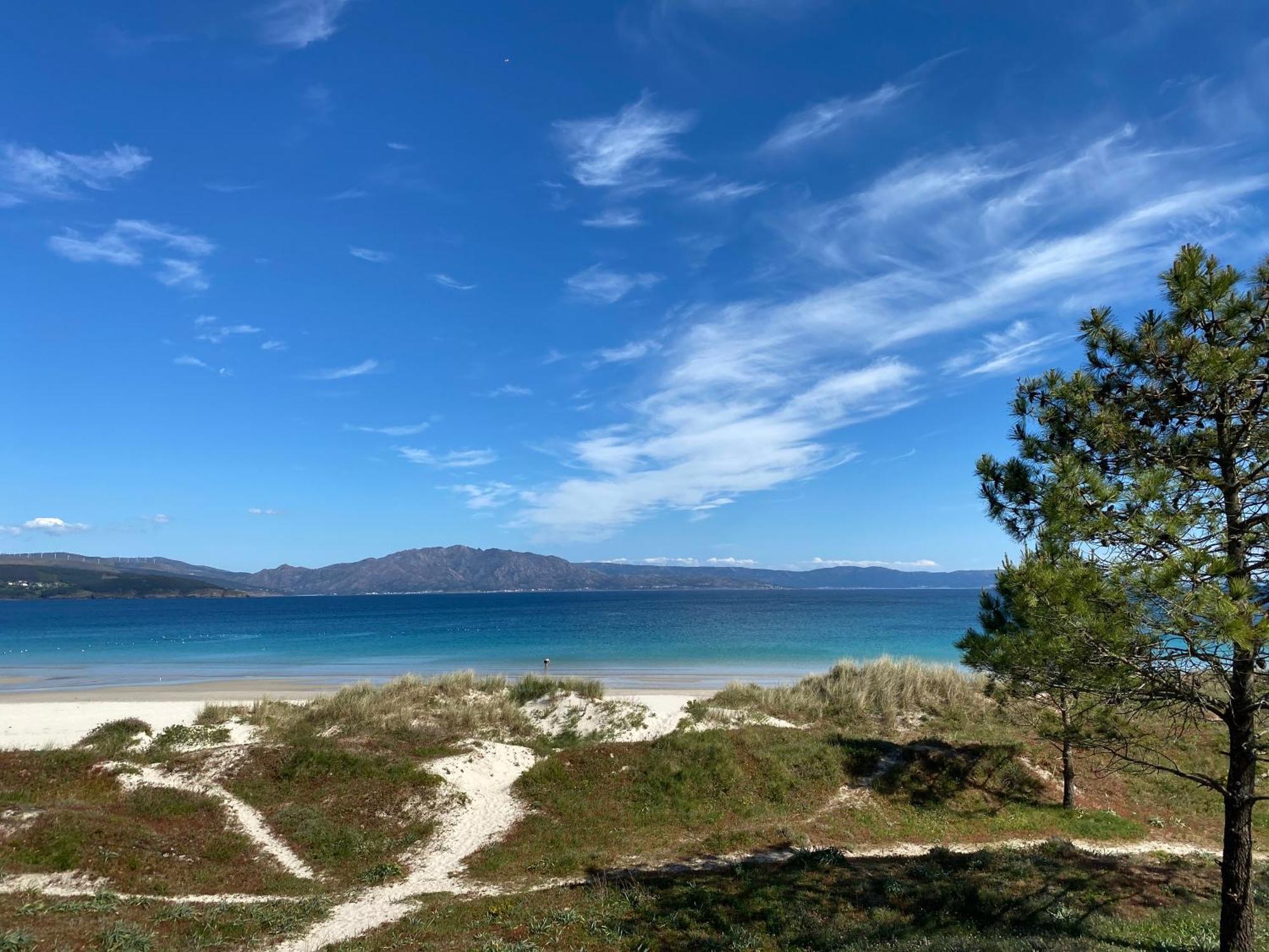 Apto Las Dunas De Langosteira En Finisterre Bagian luar foto